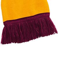 Beechfield CB479 Stadium Scarf - Black/Classic Red - One Size - thumbnail