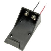 TRU COMPONENTS BH9VA Batterijhouder Aantal cellen: 1 9V (blok) Kabel - thumbnail