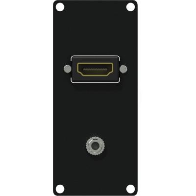 Caymon CASY152/B HDMI en mini-jack plaatje 1 space