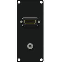 Caymon CASY152/B HDMI en mini-jack plaatje 1 space - thumbnail