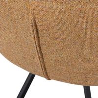 WOOOD Juno Eetkamerstoel - Polyester - Curry - 79x58x58 - thumbnail