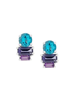 Daou 18kt white gold topaz Morning Light earrings - Blue Daou 18kt white gold topaz Morning Light earrings - Blue