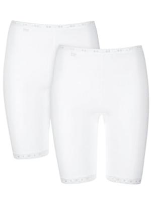 2-Pack Basic Long Dames - Boxershort met lange pijpjes - Dames onderbroek tegen schurende benen - Anti schuur broekje
