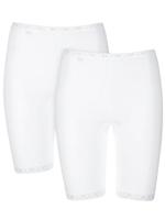 2-Pack Basic Long Dames - Boxershort met lange pijpjes - Dames onderbroek tegen schurende benen - Anti schuur broekje - thumbnail