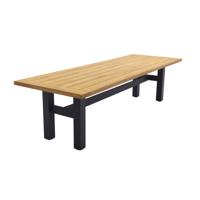 Hartman Tuintafel 'Sophie' Yasmani Teakhout, 300 x 100cm, kleur Naturel/Zwart - thumbnail