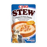 INABA Ciao Stew Chicken & Tuna - Kattensnoepje - 40g - thumbnail