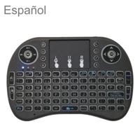 Ondersteuning taal: Spaans i8 Air Mouse draadloos toetsenbord met touchpad voor Android TV Box & Smart TV & PC Tablet & Xbox360 & PS3 & HTPC/IPTV - thumbnail