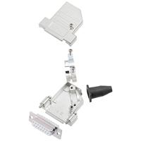 encitech DTSL15-SJSRG-S-DBS-W-K 6355-8090-12 D-sub female connectorset 45 ° Aantal polen: 15 Soldeerkelk 1 stuk(s) - thumbnail