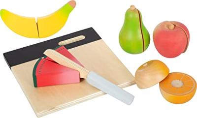 Small Foot houten snijen speeleten fruit set, 13dlg. - thumbnail