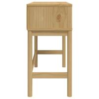 Wandtafel FLORO 89,5x36,5x73 cm massief grenenhout wasbruin - thumbnail