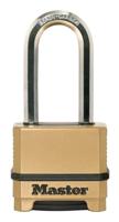 Masterlock 50mm padlock - zinc body with black thermoplastic outer cover for corr - M175EURDLH - thumbnail