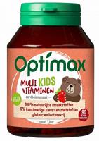 Optimax Kinder multi aardbei (90 Kauwtab) - thumbnail