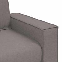 Sofa Stoel Taupe 60 cm Stof - thumbnail