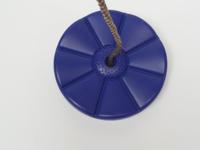 Schommeldisk in kunststof diam. 280x40 mm pp-touw geel Hermic - Hermic - thumbnail