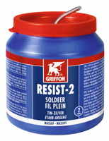 Griffon Resist-2® Draadsoldeer Tin/Zilver 97/3 Massief | Ø 2.0 mm Pot | 500 g - 1236290 - thumbnail