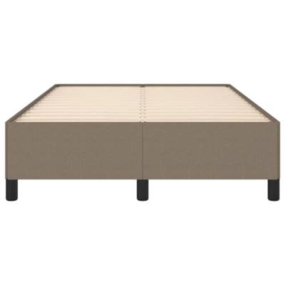 Bedframe stof taupe 120x200 cm Bedframe stof taupe 120x200 cm