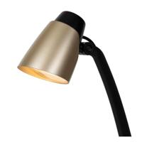 Lucide LUDO - Bureaulamp - LED - 1x4,5W 3000K - Mat Goud / Messing - thumbnail