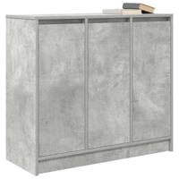 Dressoir 85x34x76 cm bewerkt hout betongrijs - thumbnail