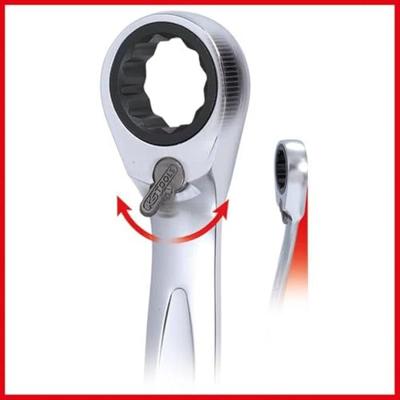 KS Tools 503.4619 5034619 Steek-ringratelsleutel Sleutelbreedte (metrisch) 19 mm - thumbnail