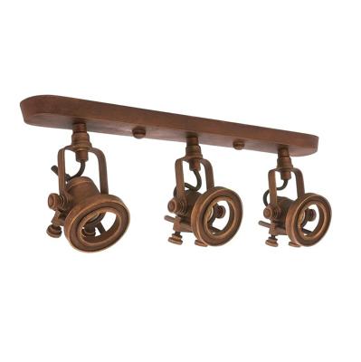 Plafondlamp Triple Prescott Antiek Donker Koper Plafondlamp Triple Prescott Antiek Donker Koper