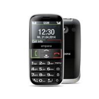 Emporia Euphoria V50 Mobiele Telefoon Met Grote Toetsen (Verlichte Toetsen Seniorentelefoon), Zwart/Zilver - thumbnail
