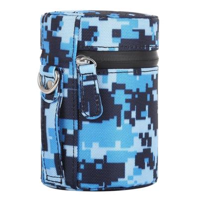 Camouflage kleurvak kleine Lens geval met ritssluiting doek Pouch voor DSLR cameralens grootte: 11x8x8cm (blauw) Camouflage kleurvak kleine Lens geval met ritssluiting doek Pouch voor DSLR cameralens grootte: 11x8x8cm (blauw)