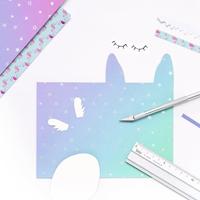 Designpapier met metallic effect FOLIA, 12 vellen meerkleurig - thumbnail