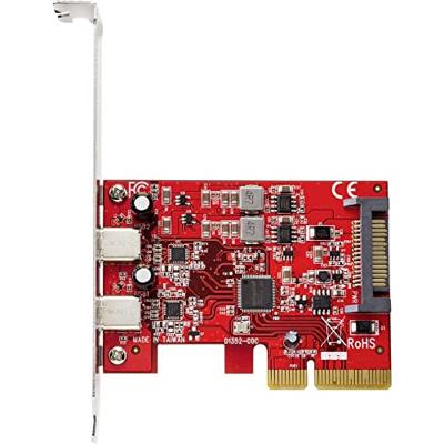 Renkforce RF-4599664 2 poorten USB 3.1 Gen 2-controllerkaart USB-C 3.1 Gen 2 PCIe