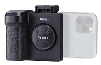 Ulanzi CapGrip II smartphone camera grip met Bluetooth - Zwart - thumbnail