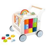 Small Foot - houten baby walker loopwagen bloemen - thumbnail