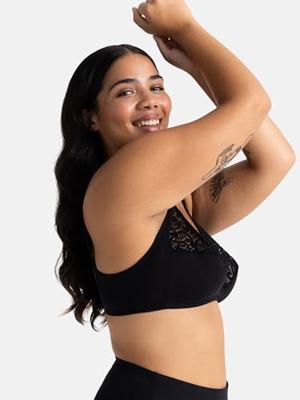 Bh zonder beugel katoen - kant - Georgina - Kanten bh zonder vulling - Niet voorgevormd - Zachhte brede bandjes