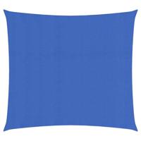 VidaXL Zonnezeil 160 g/m² vierkant 5x5 m hdpe blauw - thumbnail
