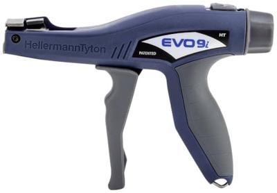 HellermannTyton EVO9iSP-MET/PL-BU Kabelbindtang Blauw-grijs