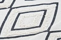 Tapijt DKD Home Decor Zwart Wit (120 x 190 x 0,7 cm) - thumbnail