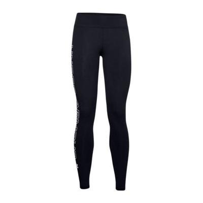 Sportleggings voor Dames Under Armour Favorite Wordmark Zwart Maat XS
