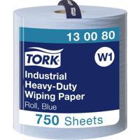 Poetspapier tork w1 industrial premium blauw - thumbnail