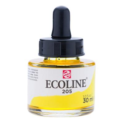 Talens Ecoline waterverf flacon van 30 ml, citroengeel