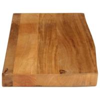 Tafelblad met natuurlijke rand 70x40x3,8 cm massief mangohout - thumbnail
