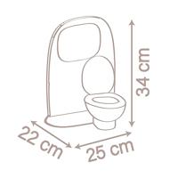 Smoby - Babyverpleegster - Wastafel en toilet - thumbnail