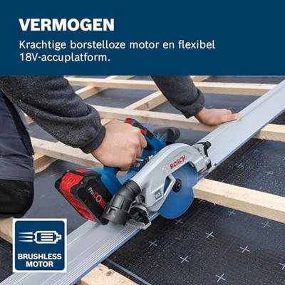Bosch Professional GKS 18V-57-2 GX Accu cirkelzaag 165mm 18V Basic Body in L-Boxx - 06016C1001 - thumbnail