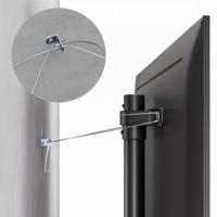 Maclean vloersteun voor TV, 32-70", max. VESA 400x400, max. 40 kg, MC-494 - thumbnail