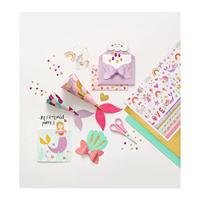 Creatief blok, 27 vellen SWEET GLITTER EVERYWHERE FOLIA meerkleurig - thumbnail