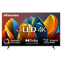 Hisense 50E7NQ QLED Smart TV, 127 cm (50 inch), Quantum Dot Colour, Dolby Vision, Dolby Atmos, speelmodus Plus, 60 Hz VRR 120 fps, Bluetooth & HDMI, spraakherkenning, TV, VIDAA (nieuw 2024) - thumbnail