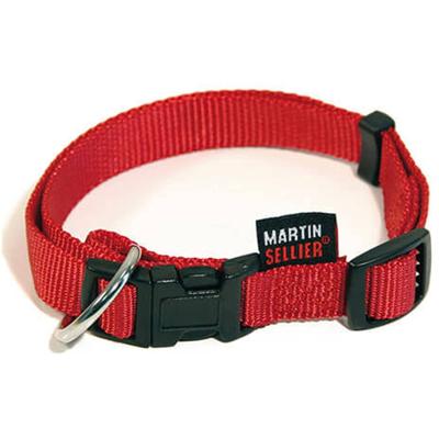 Martin halsband basic nylon rood Martin halsband basic nylon rood