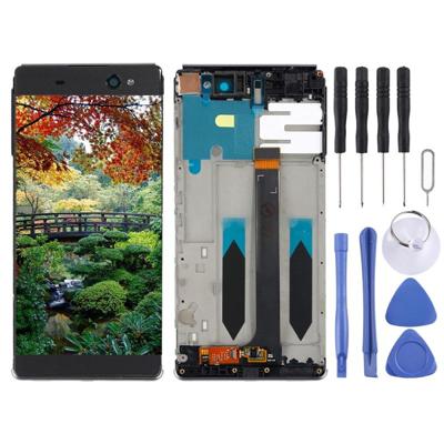 LCD-scherm en Digitizer met Frame voor Sony Xperia XA Ultra / C6 / F3211 / F3212 / F3215 / F3216 / F3213(Black)