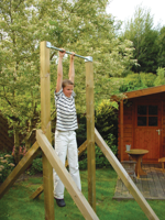 Rekstok Rudolf met vierkante palen 190x160cm - thumbnail