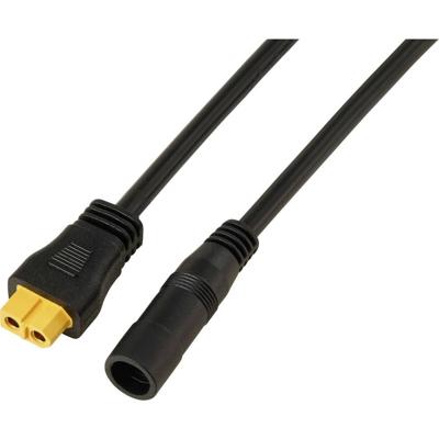 DC-bus 2,1/5,5 mm op XT60-kabel 0,5 m TC-13619292 Zwart TRU COMPONENTS Inhoud: 1 stuk(s)