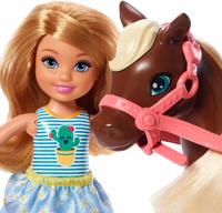 Barbie - Chelsea & Pony (Blonde) (GHV78) - thumbnail