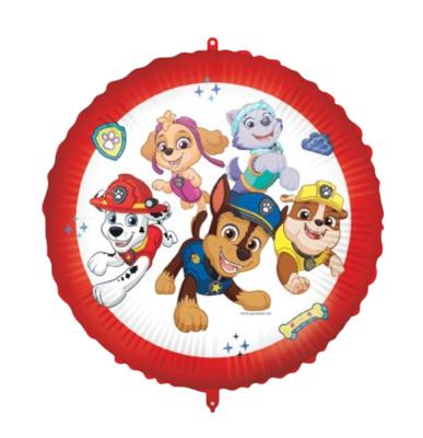 Folieballon Paw Patrol Rond (46cm)