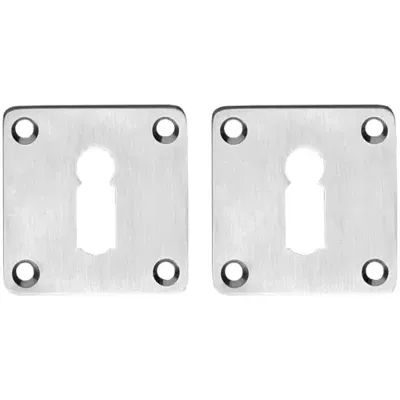 Intersteel Set van 2 sleutelrozettenTira vierkant RVS 2mm - 0035.341986